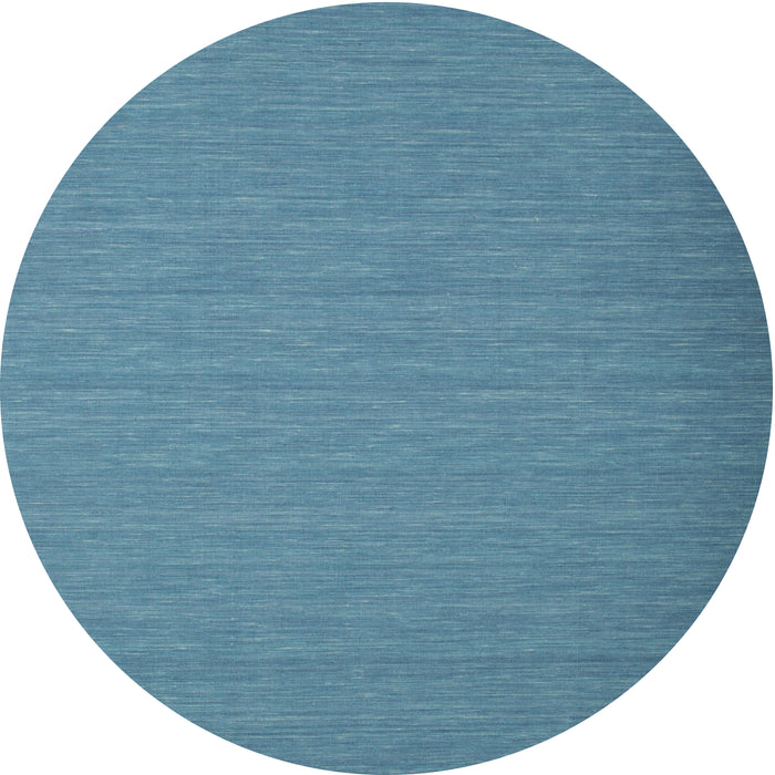 Square Machine Washable Contemporary Blue Ivy Blue Rug, wshcon741