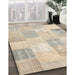 Machine Washable Contemporary Light French Beige Brown Rug in a Family Room, wshcon743
