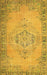 Contemporary Deep Yellow Modern Rug, con746