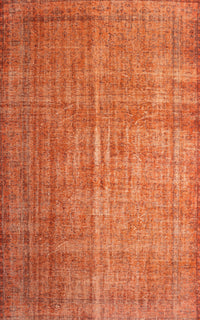 Machine Washable Contemporary Orange Rug, wshcon748