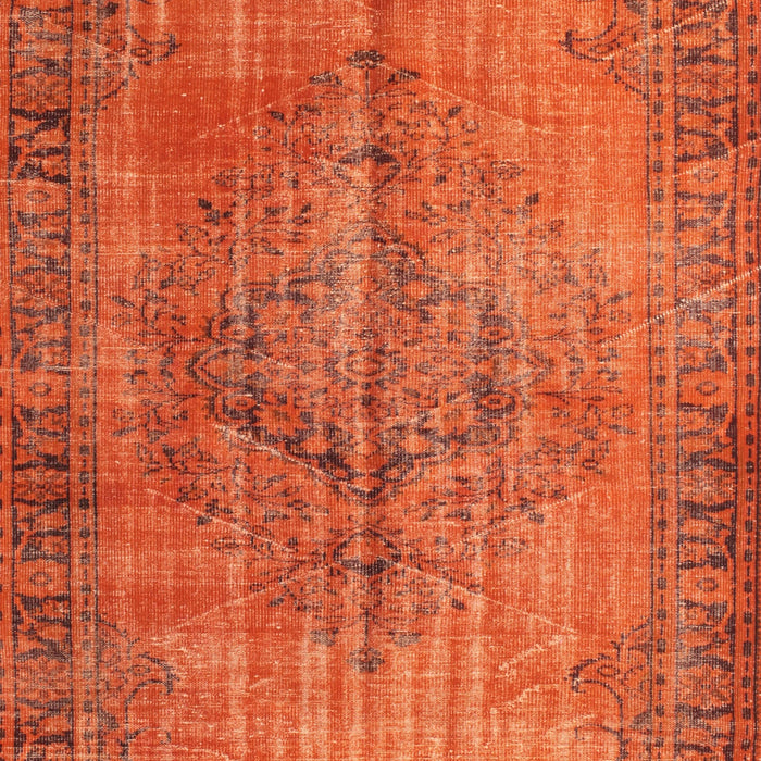 Contemporary Neon Red Modern Rug, con749