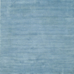 Square Contemporary Denim Blue Modern Rug, con74