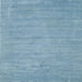 Square Contemporary Denim Blue Modern Rug, con74