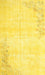 Machine Washable Contemporary Yellow Rug, wshcon753