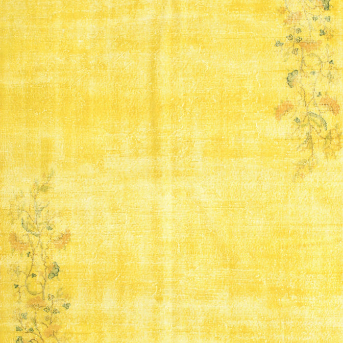 Contemporary Yellow Modern Rug, con753