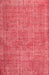 Machine Washable Contemporary Red Rug, wshcon754
