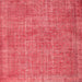 Sideview of Machine Washable Contemporary Red Rug, wshcon754