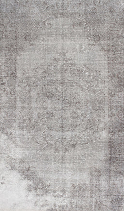 Contemporary Pale Silver Gray Modern Rug, con755