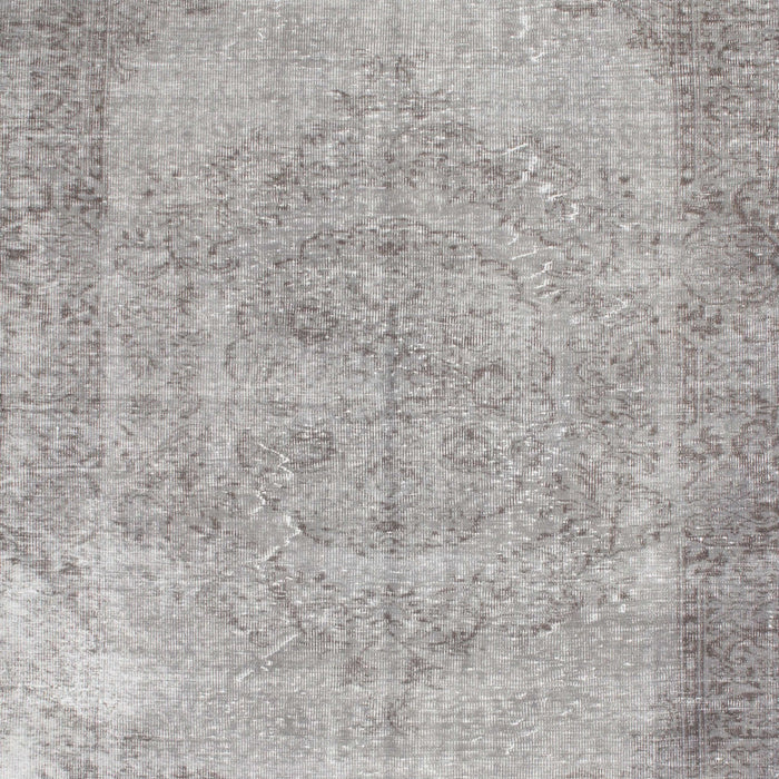 Contemporary Pale Silver Gray Modern Rug, con755