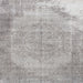 Sideview of Machine Washable Contemporary Pale Silver Gray Rug, wshcon755