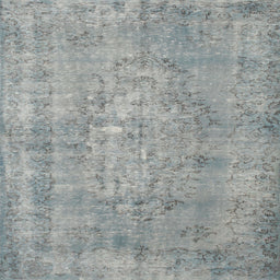 Sideview of Machine Washable Contemporary Grey Gray Rug, wshcon756