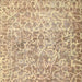 Contemporary Orange Brown Modern Rug, con759