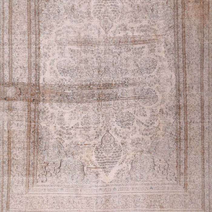 Machine Washable Contemporary Rose Pink Rug, wshcon760