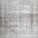 Sideview of Machine Washable Contemporary Dark Gray Rug, wshcon763