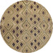 Sideview of Contemporary Brown Southwestern Rug, con765