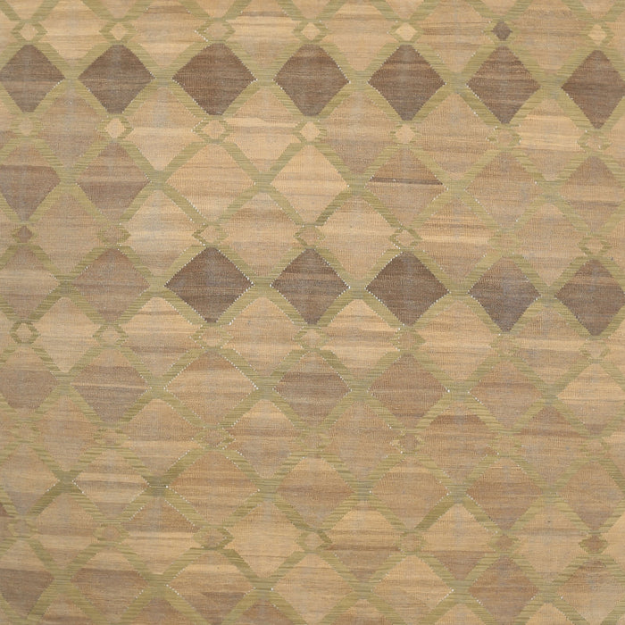 Sideview of Machine Washable Contemporary Sand Brown Rug, wshcon766