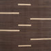 Sideview of Machine Washable Contemporary Brown Rug, wshcon767