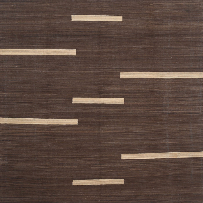 Square Contemporary Brown Modern Rug, con767