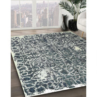 Contemporary Cloud Gray Modern Rug, con773