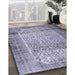 Machine Washable Contemporary Blue Gray Rug in a Family Room, wshcon776