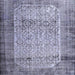 Sideview of Machine Washable Contemporary Blue Gray Rug, wshcon776