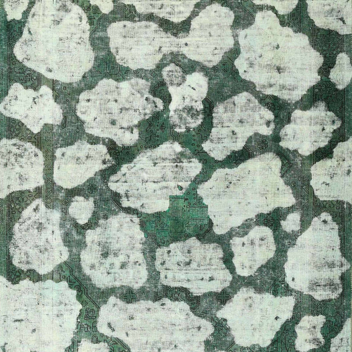 Contemporary Platinum Silver Gray Modern Rug, con779