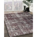 Machine Washable Contemporary Purple Rug in a Family Room, wshcon780