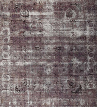 Machine Washable Contemporary Purple Rug, wshcon780