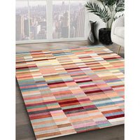 Contemporary Sunrise Orange Southwestern Rug, con781