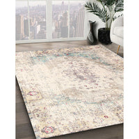 Contemporary Tan Brown Modern Rug, con782