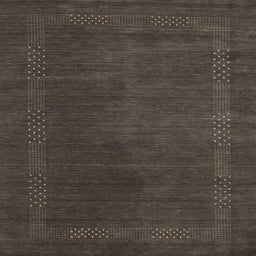 Square Contemporary Mocha Brown Modern Rug, con785