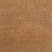 Sideview of Machine Washable Contemporary Orange Red Rug, wshcon786
