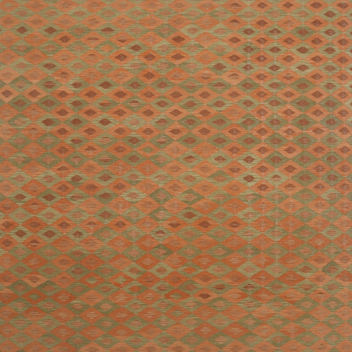 Square Contemporary Orange Red Modern Rug, con786