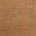 Square Contemporary Orange Red Modern Rug, con786