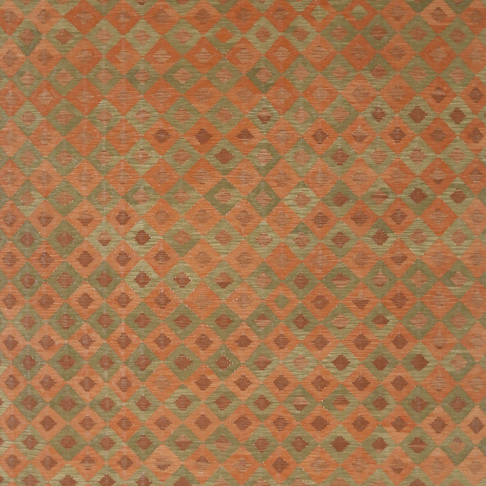 Machine Washable Contemporary Orange Red Rug, wshcon786
