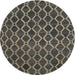 Sideview of Contemporary Khaki Green Modern Rug, con787