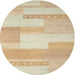 Sideview of Contemporary Brown Modern Rug, con788