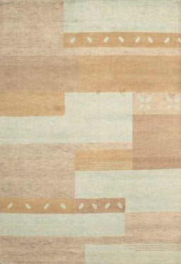 Machine Washable Contemporary Brown Rug, wshcon788