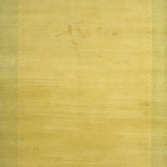 Machine Washable Contemporary Deep Yellow Rug, wshcon789