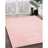 Contemporary Pink Modern Rug, con78