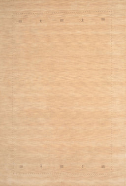 Contemporary Yellow Orange Solid Rug, con790