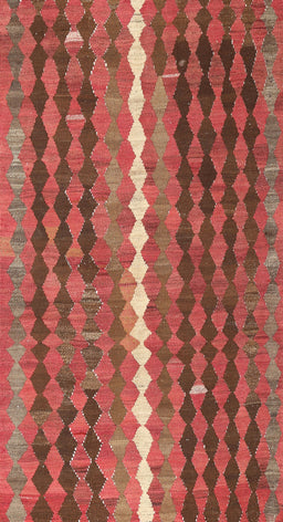 Contemporary Orange Oriental Rug, con793