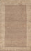 Contemporary Orange Brown Modern Rug, con795