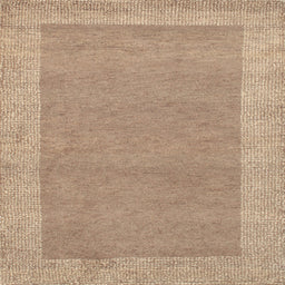 Sideview of Machine Washable Contemporary Orange Brown Rug, wshcon795