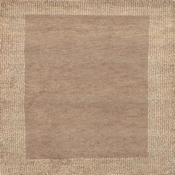 Sideview of Machine Washable Contemporary Orange Brown Rug, wshcon795