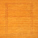 Sideview of Machine Washable Contemporary Dark Orange Rug, wshcon796