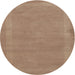 Sideview of Contemporary Orange Brown Modern Rug, con797