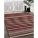 Contemporary Saffron Red Southwestern Rug in Family Room, con798