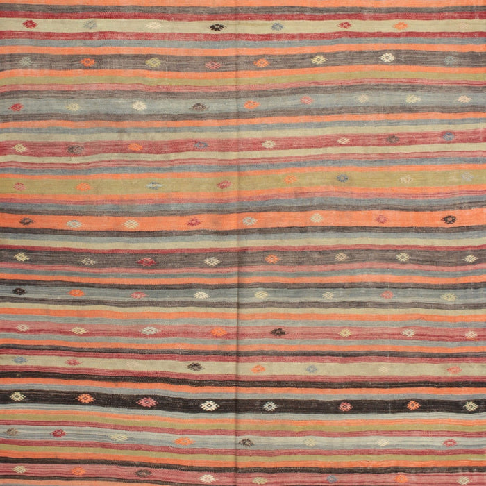 Contemporary Camel Brown Southwestern Rug, con800