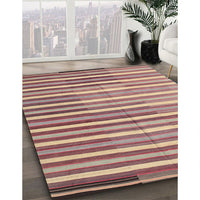 Contemporary Cherry Red Southwestern Rug, con801